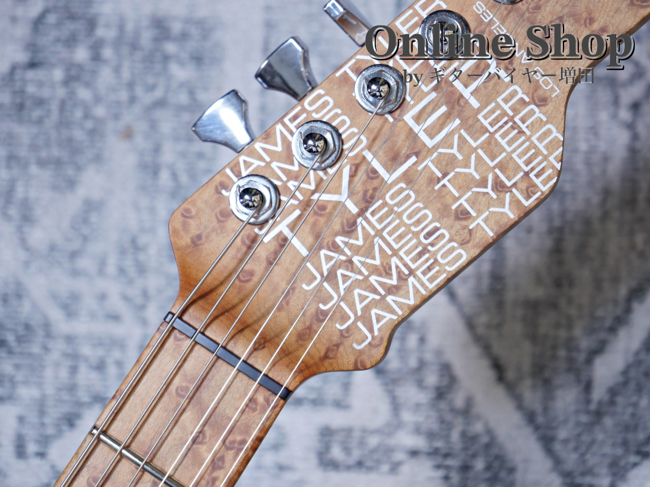 USED 2024 James Tyler USA Studio Elite QMT "Full Option w/JTO Pickups" Transparent Jimburst