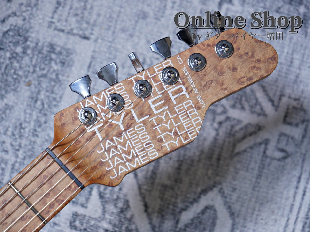 USED 2024 James Tyler USA Studio Elite QMT "Full Option w/JTO Pickups" Transparent Jimburst