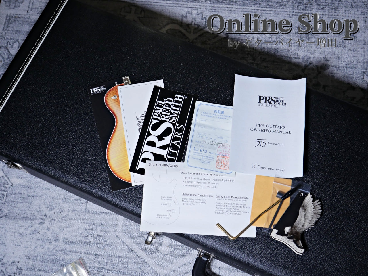 USED 2006 Paul Reed Smith 513 Rosewood "Brazilian Rosewood FB & Neck" Natural