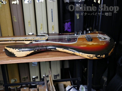 VINTAGE 1973 Fender Jazz Bass "Black Inlay & Binding" Sunburst