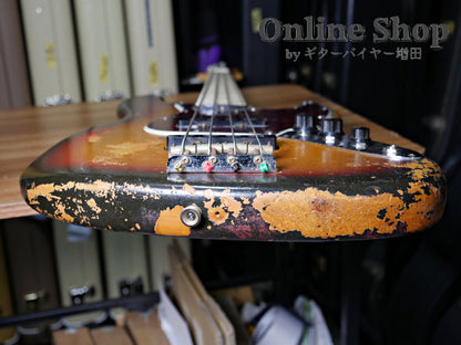 VINTAGE 1973 Fender Jazz Bass "Black Inlay & Binding" Sunburst