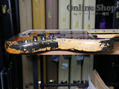 VINTAGE 1973 Fender Jazz Bass "Black Inlay & Binding" Sunburst