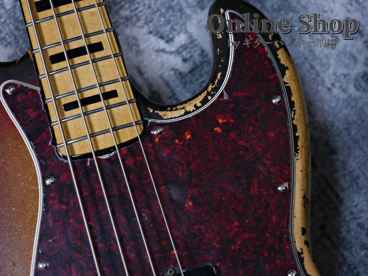 VINTAGE 1973 Fender Jazz Bass "Black Inlay & Binding" Sunburst