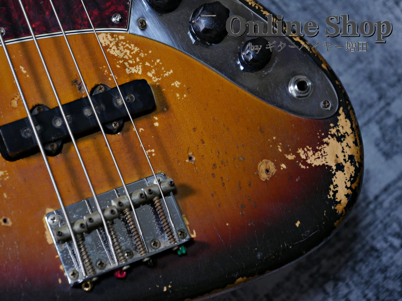 VINTAGE 1973 Fender Jazz Bass "Black Inlay & Binding" Sunburst