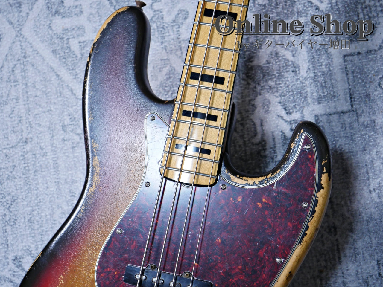 VINTAGE 1973 Fender Jazz Bass "Black Inlay & Binding" Sunburst
