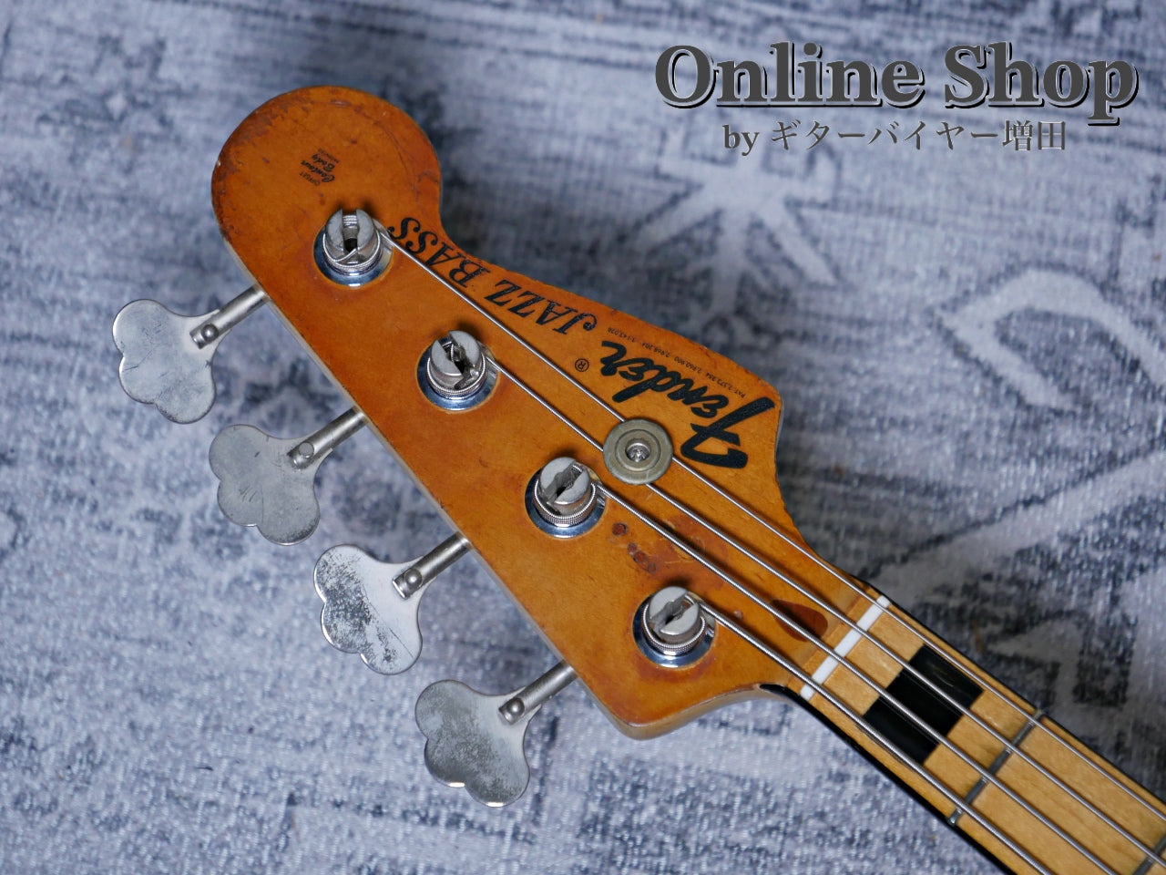 VINTAGE 1973 Fender Jazz Bass "Black Inlay & Binding" Sunburst