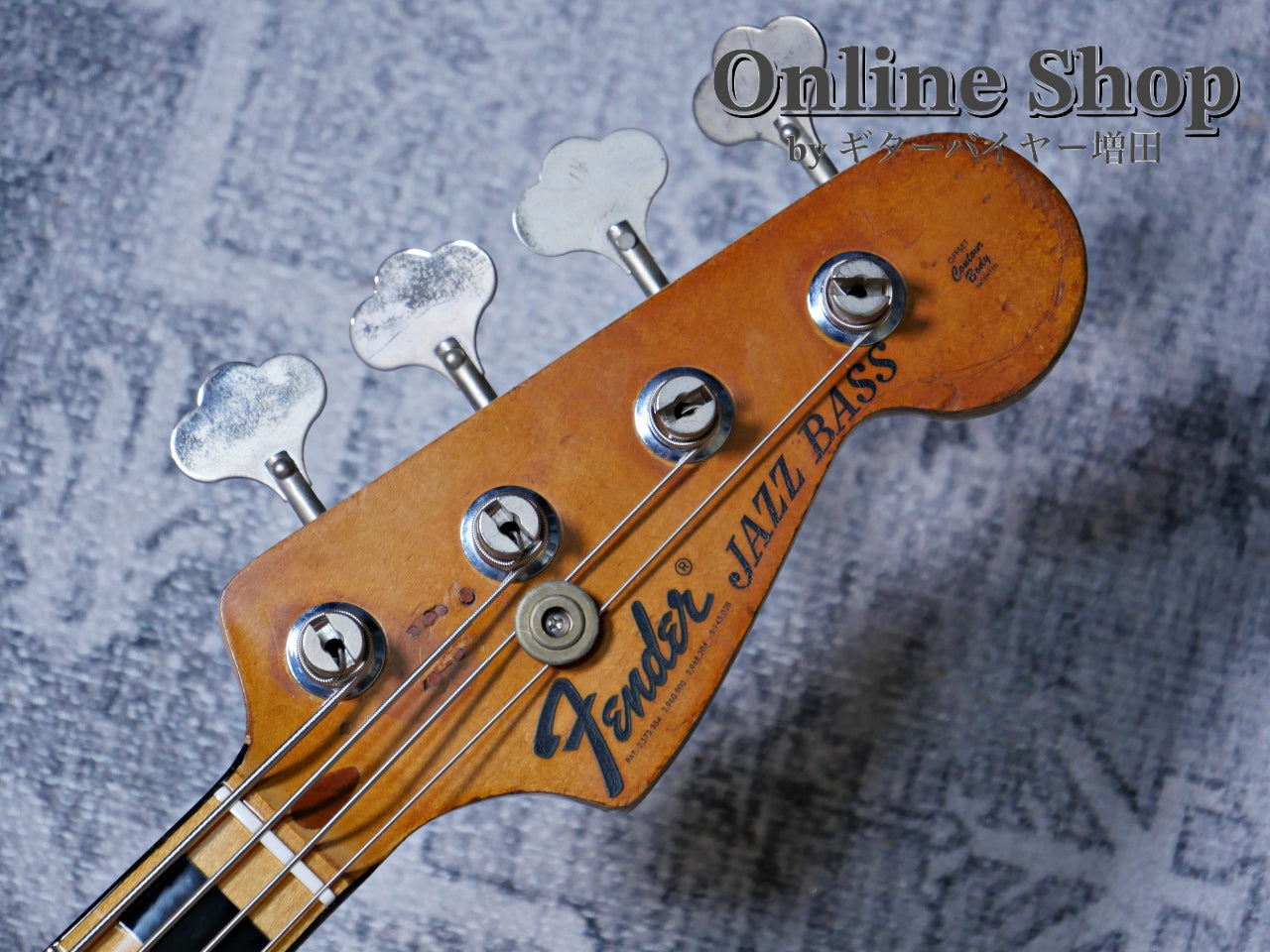 VINTAGE 1973 Fender Jazz Bass "Black Inlay & Binding" Sunburst