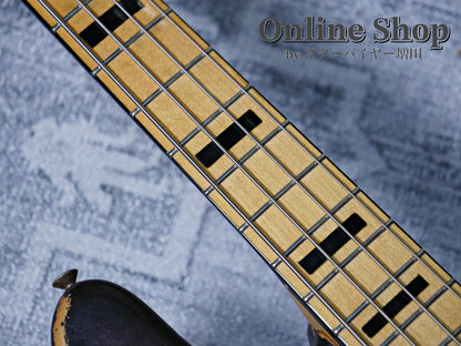 VINTAGE 1973 Fender Jazz Bass "Black Inlay & Binding" Sunburst