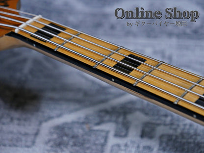 VINTAGE 1973 Fender Jazz Bass "Black Inlay & Binding" Sunburst