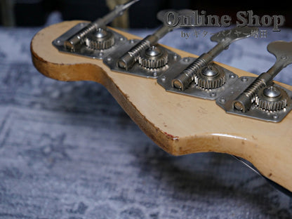 VINTAGE 1973 Fender Jazz Bass "Black Inlay & Binding" Sunburst