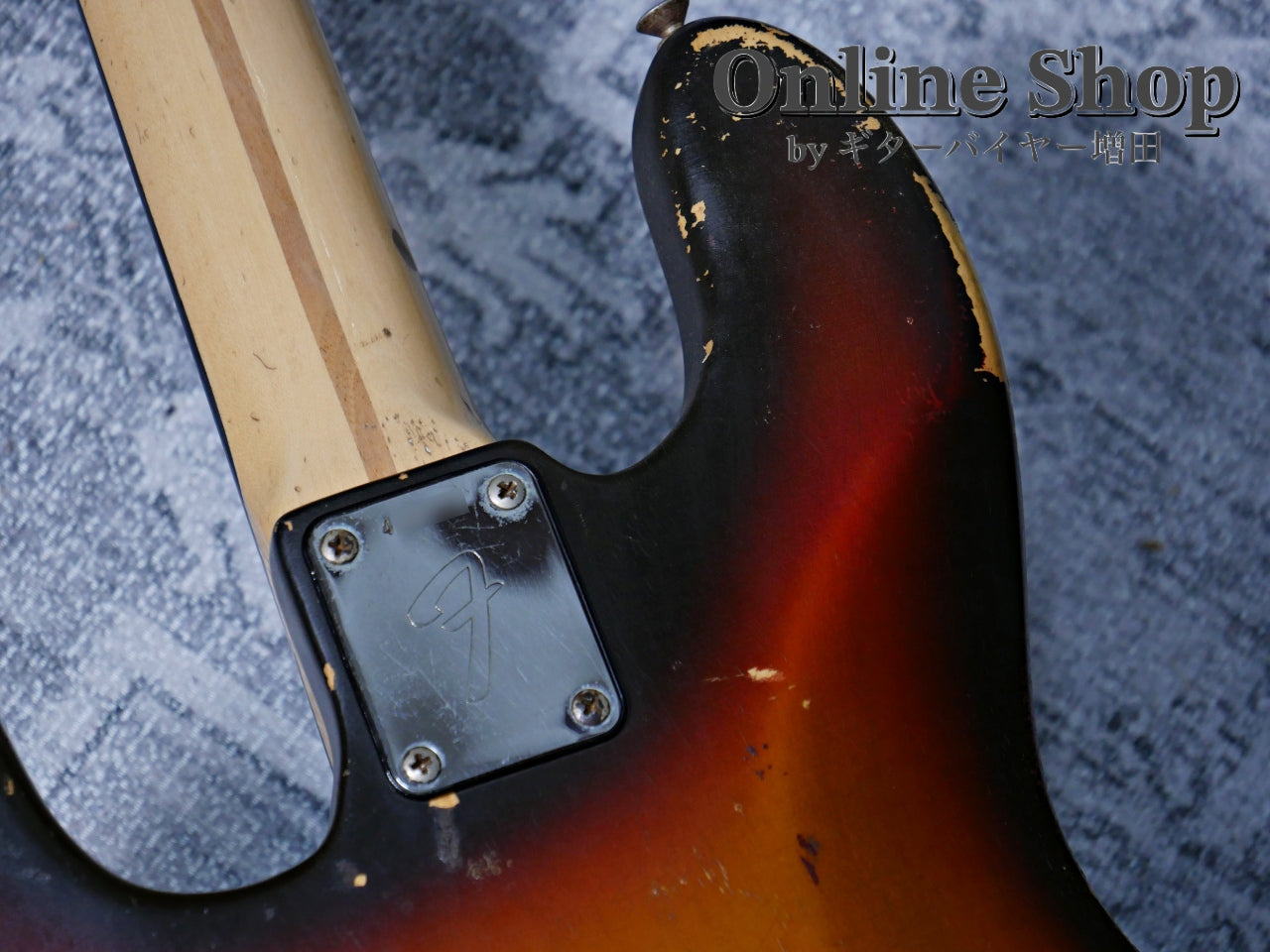 VINTAGE 1973 Fender Jazz Bass "Black Inlay & Binding" Sunburst
