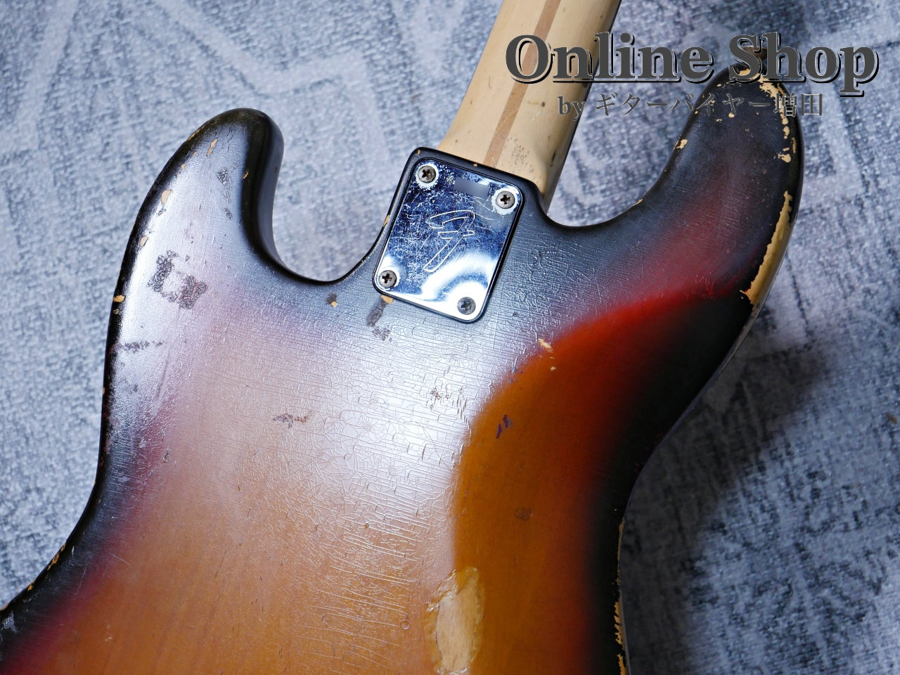 VINTAGE 1973 Fender Jazz Bass "Black Inlay & Binding" Sunburst