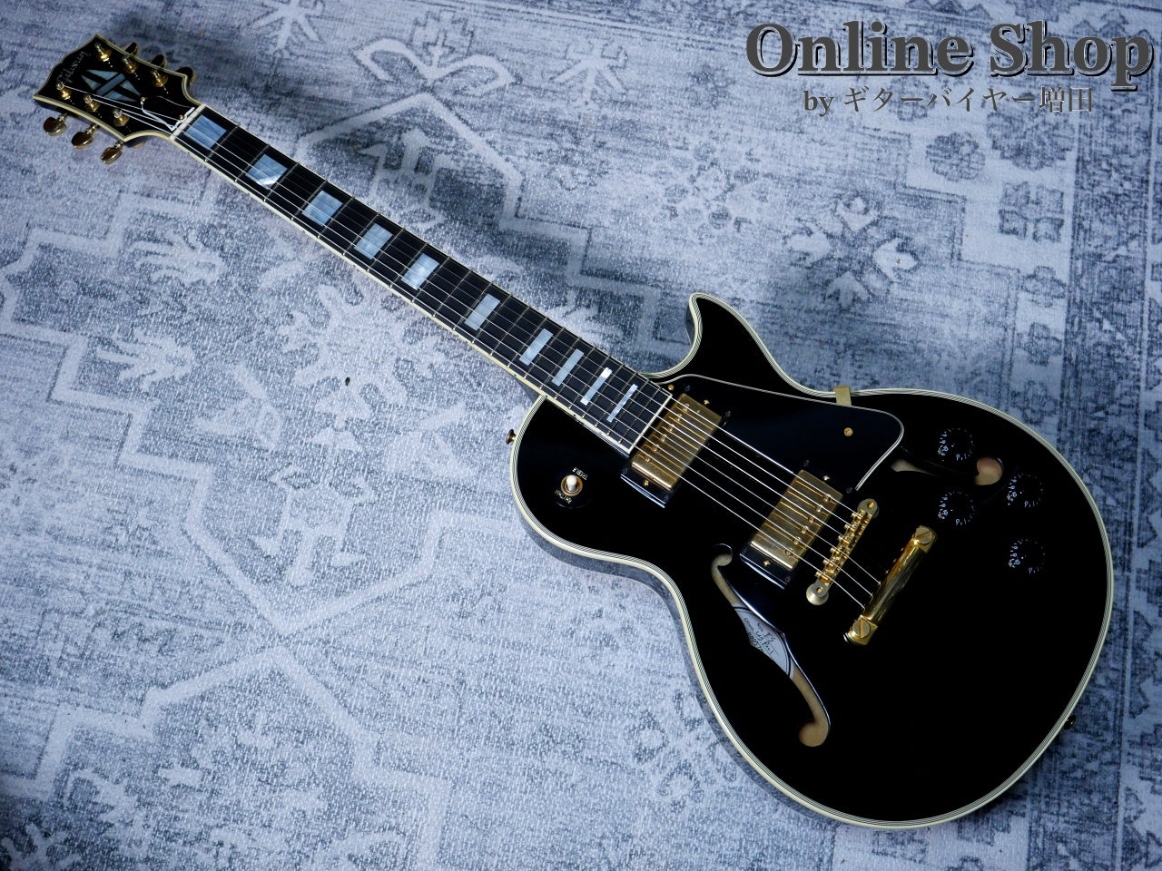 USED 2015 Gibson Memphis ES-Les Paul Custom Ebony