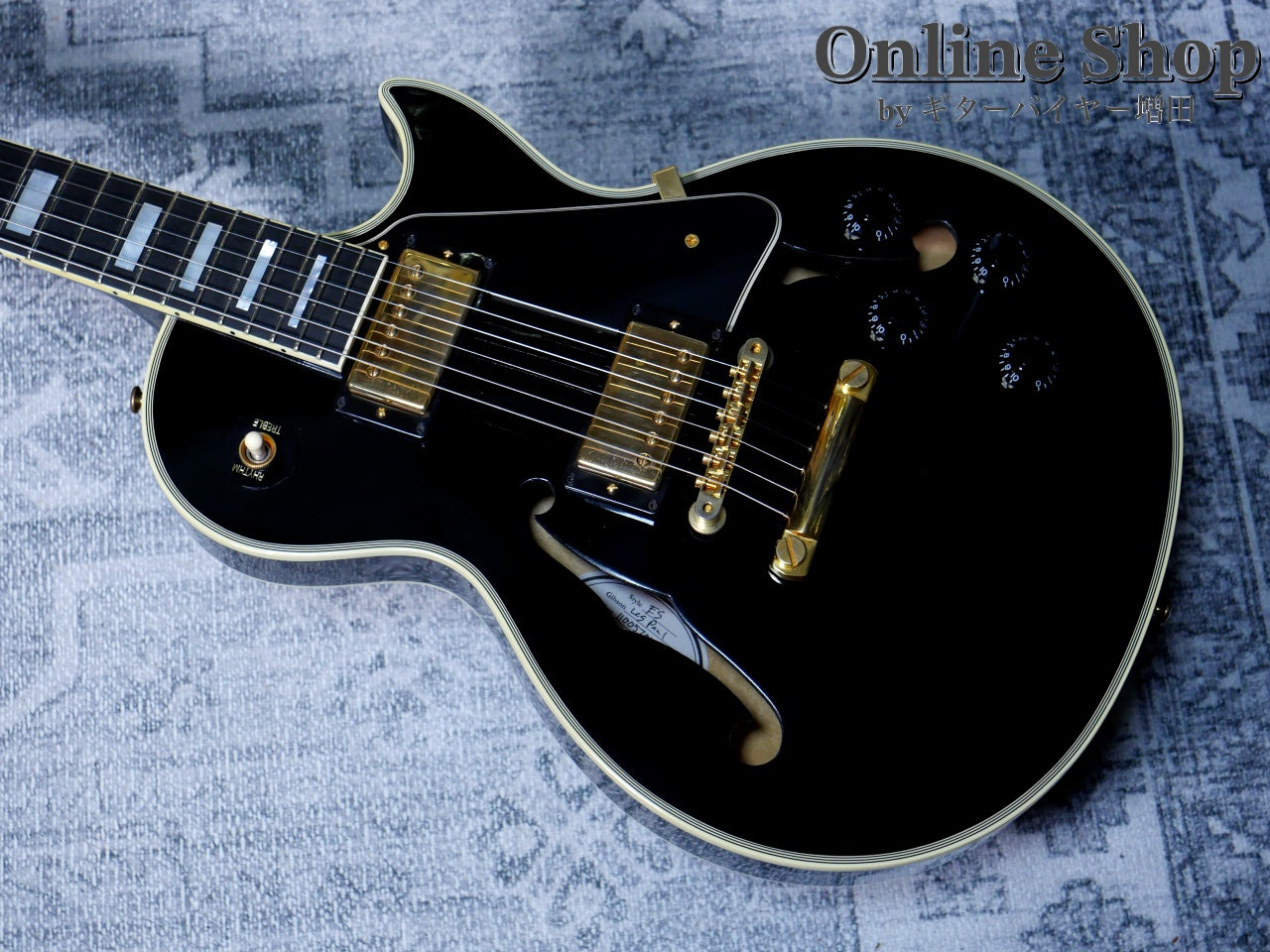 USED 2015 Gibson Memphis ES-Les Paul Custom Ebony