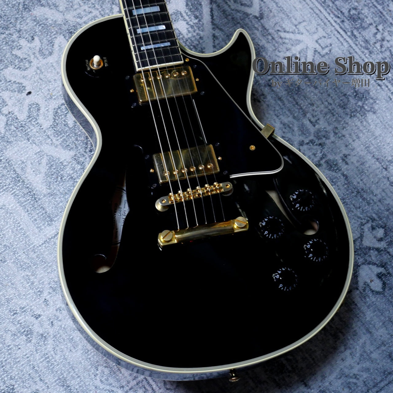 USED 2015 Gibson Memphis ES-Les Paul Custom Ebony