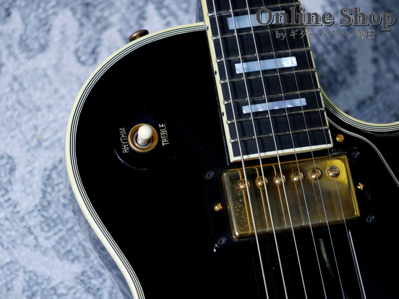 USED 2015 Gibson Memphis ES-Les Paul Custom Ebony