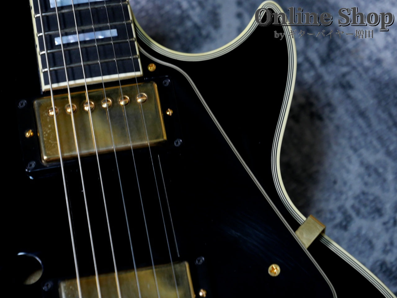 USED 2015 Gibson Memphis ES-Les Paul Custom Ebony