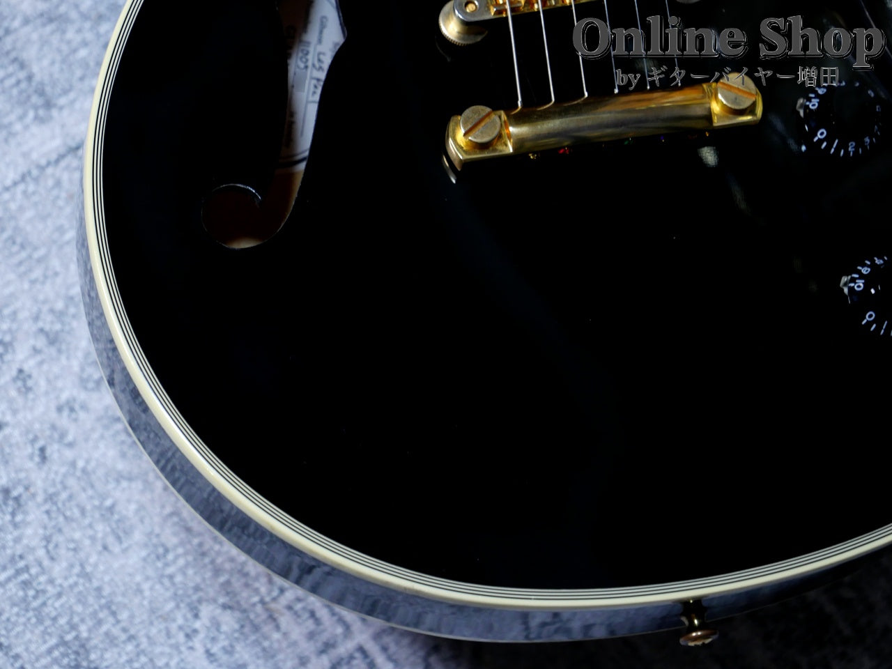 USED 2015 Gibson Memphis ES-Les Paul Custom Ebony