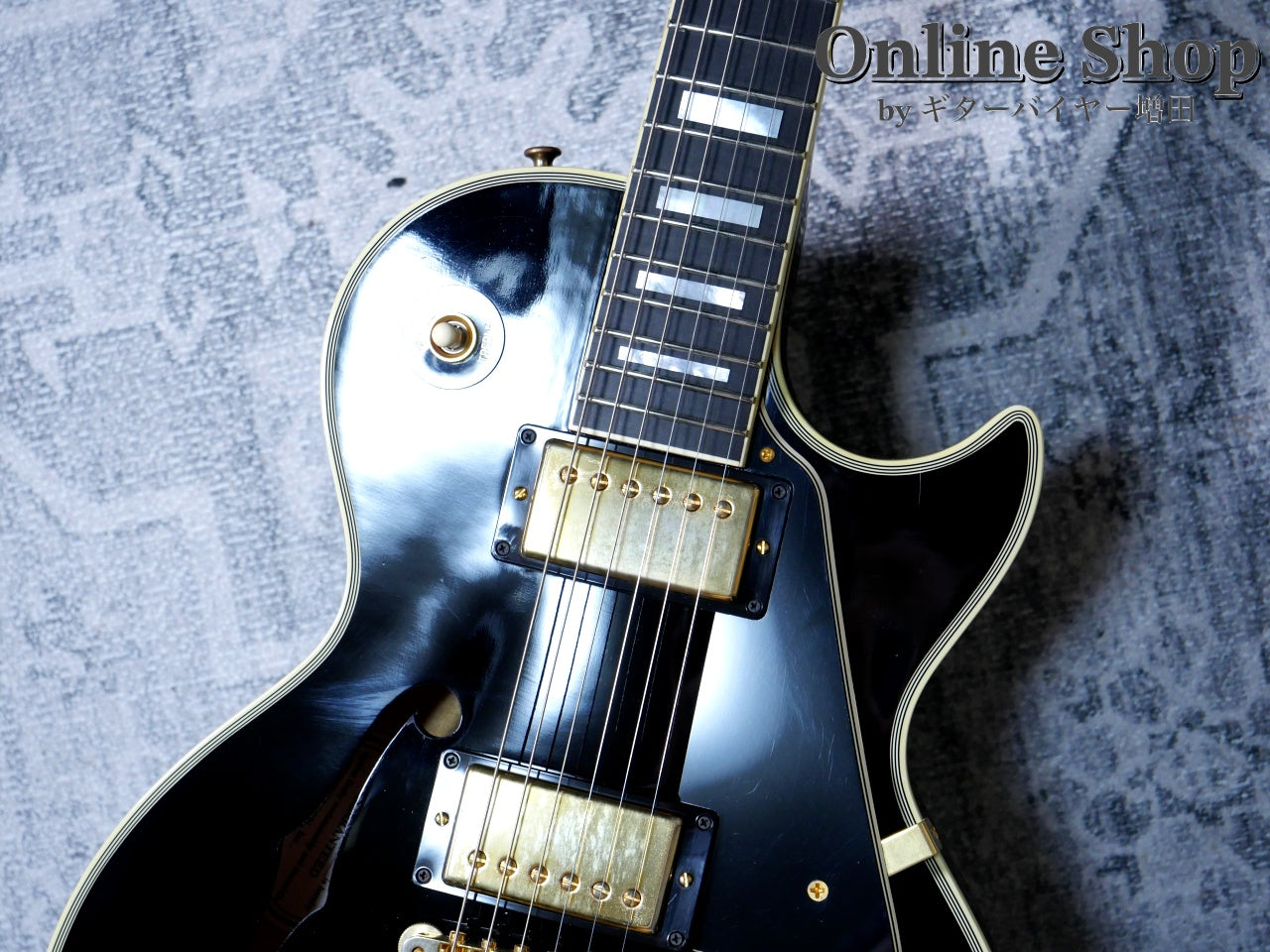 USED 2015 Gibson Memphis ES-Les Paul Custom Ebony