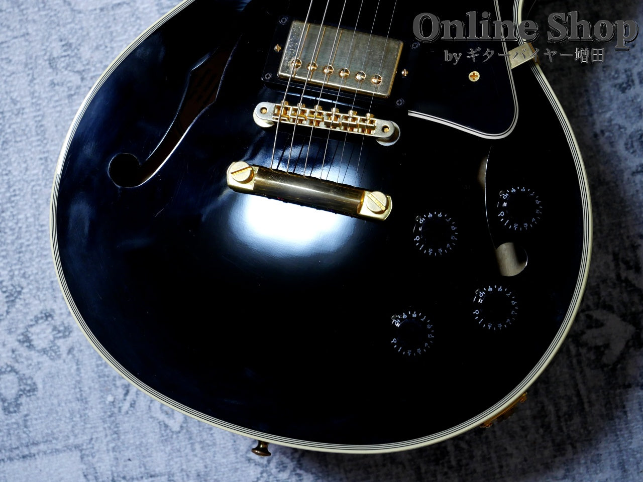 USED 2015 Gibson Memphis ES-Les Paul Custom Ebony
