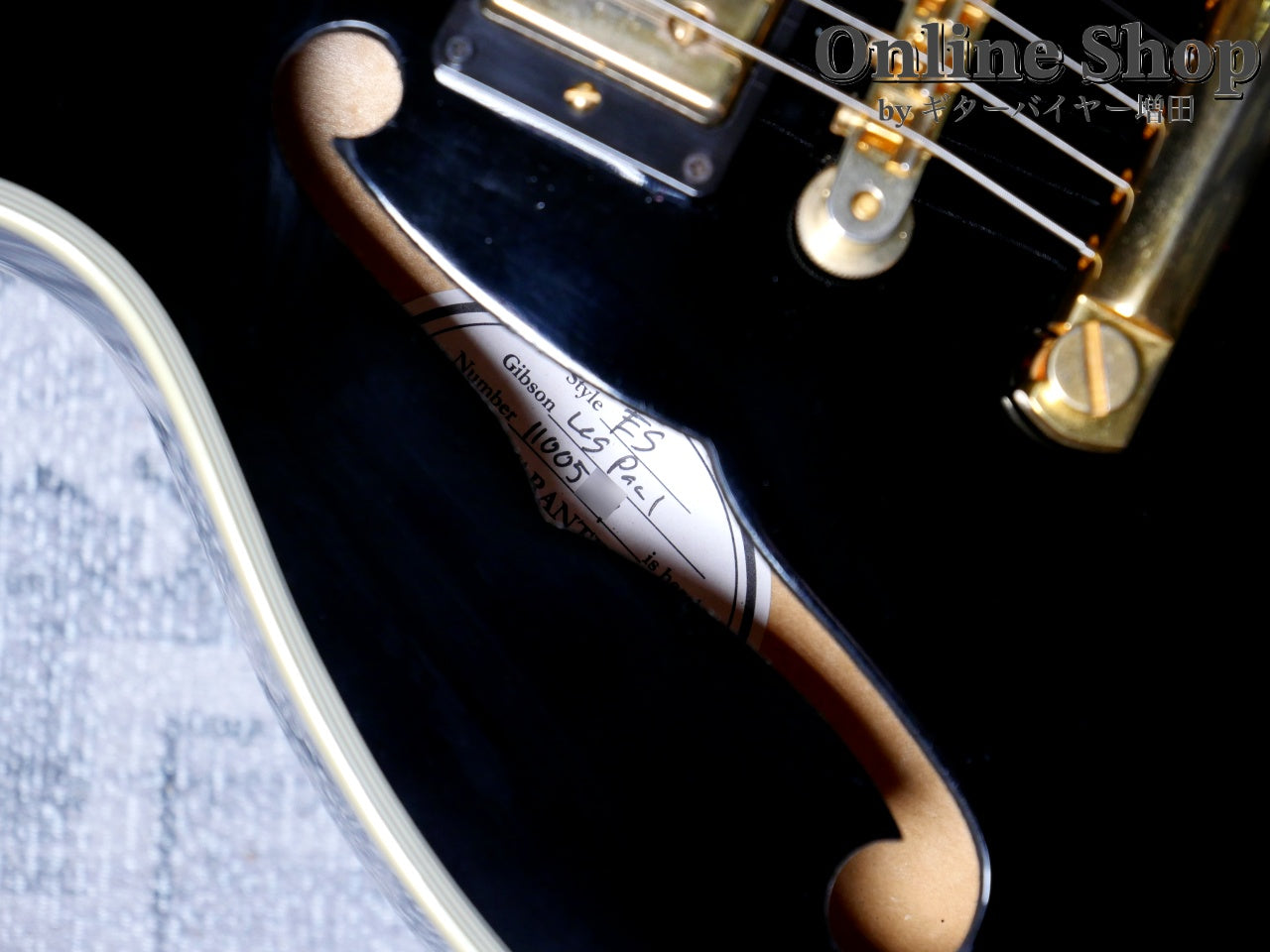 USED 2015 Gibson Memphis ES-Les Paul Custom Ebony