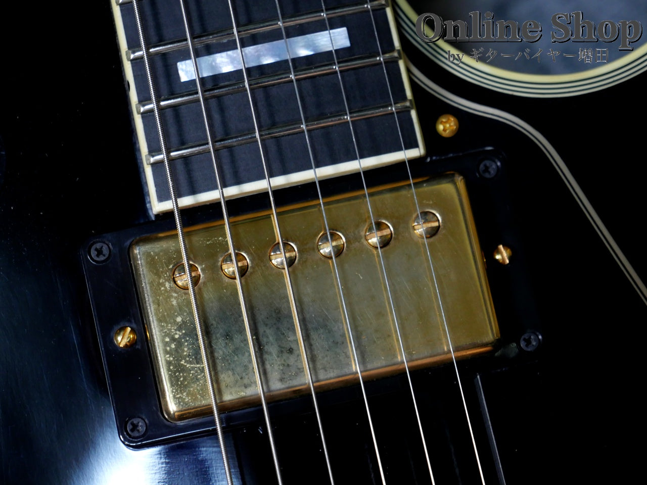 USED 2015 Gibson Memphis ES-Les Paul Custom Ebony