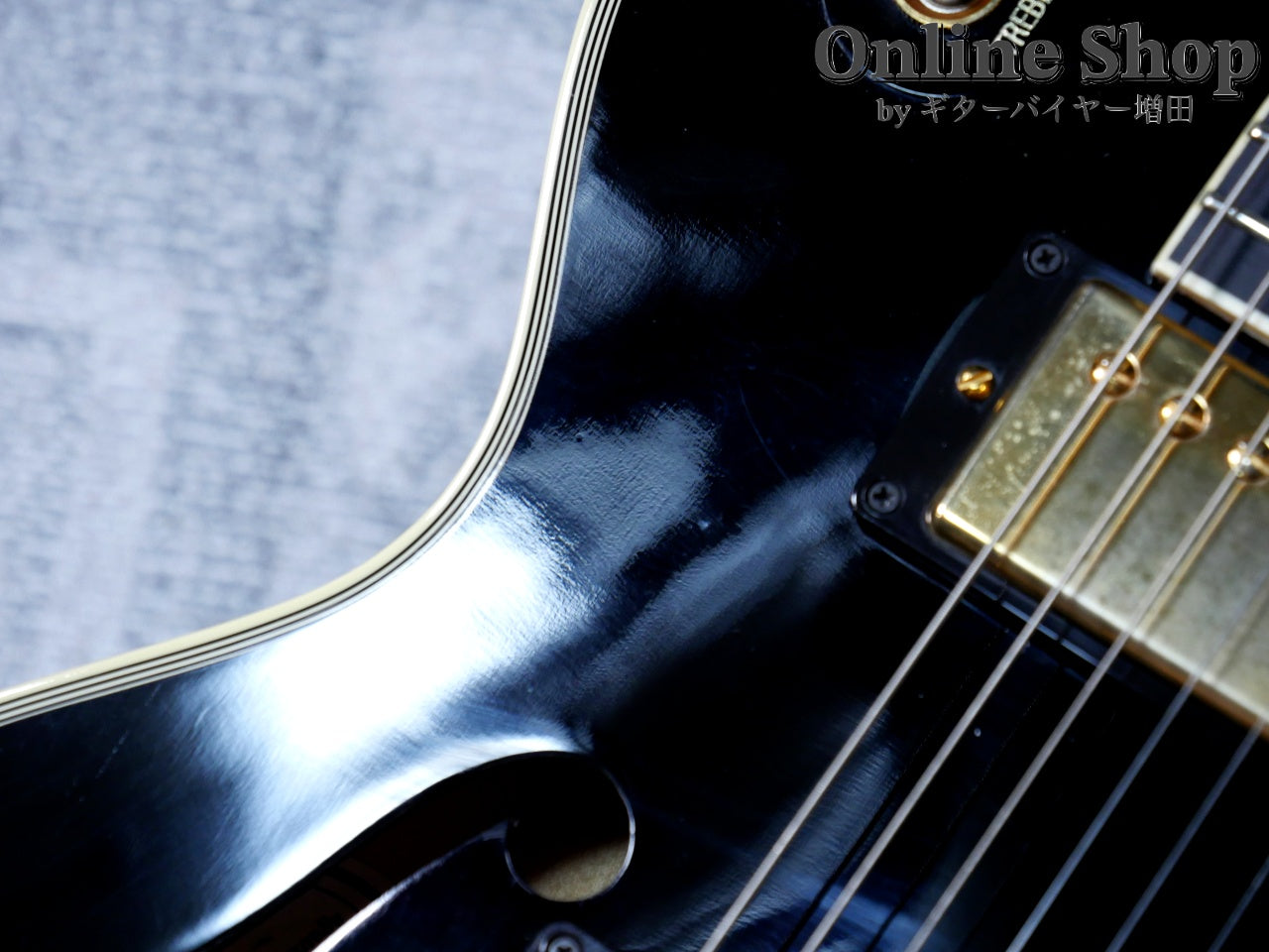 USED 2015 Gibson Memphis ES-Les Paul Custom Ebony