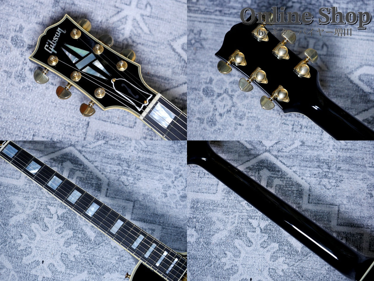 USED 2015 Gibson Memphis ES-Les Paul Custom Ebony