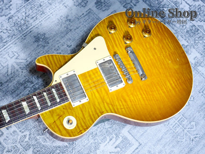 USED 2023 Gibson Custom Shop Murphy Lab 1959 Les Paul Standard Reissue Green Lemon Fade Light Aged