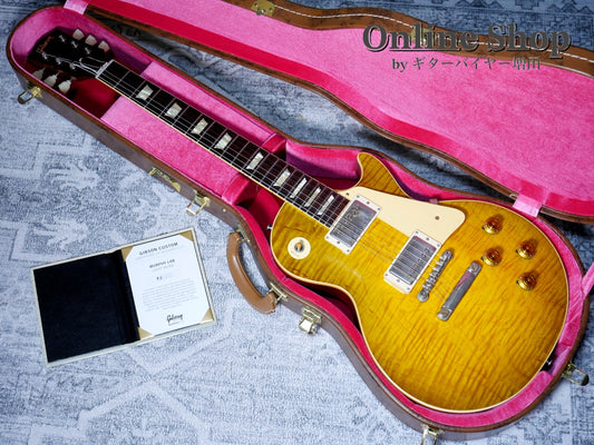 USED 2023 Gibson Custom Shop Murphy Lab 1959 Les Paul Standard Reissue Green Lemon Fade Light Aged