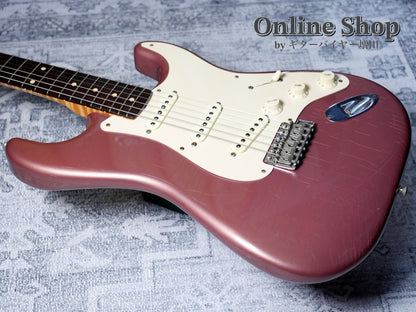 USED 2003 Fender Custom Shop 1960 Stratocaster Closet Classic "Flame Neck & Matching Head" Burgundy Mist