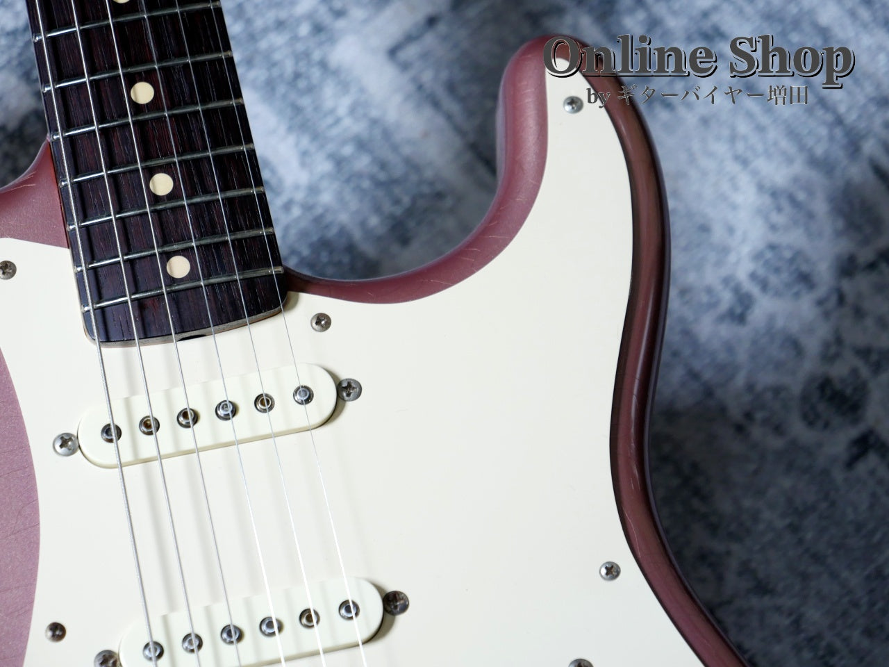 USED 2003 Fender Custom Shop 1960 Stratocaster Closet Classic "Flame Neck & Matching Head" Burgundy Mist