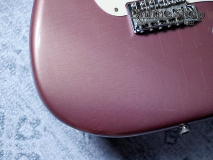 USED 2003 Fender Custom Shop 1960 Stratocaster Closet Classic "Flame Neck & Matching Head" Burgundy Mist