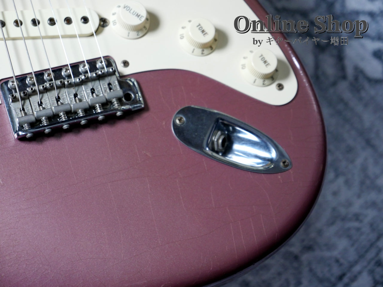 USED 2003 Fender Custom Shop 1960 Stratocaster Closet Classic "Flame Neck & Matching Head" Burgundy Mist