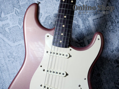 USED 2003 Fender Custom Shop 1960 Stratocaster Closet Classic "Flame Neck & Matching Head" Burgundy Mist