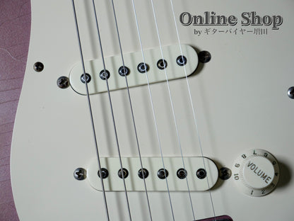 USED 2003 Fender Custom Shop 1960 Stratocaster Closet Classic "Flame Neck & Matching Head" Burgundy Mist