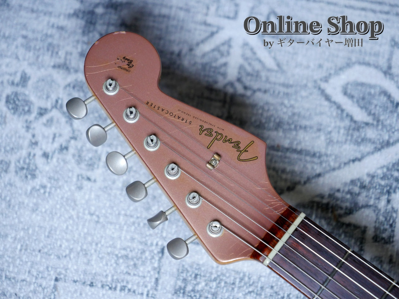 USED 2003 Fender Custom Shop 1960 Stratocaster Closet Classic "Flame Neck & Matching Head" Burgundy Mist