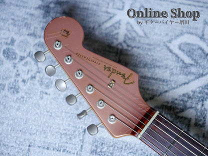 USED 2003 Fender Custom Shop 1960 Stratocaster Closet Classic "Flame Neck & Matching Head" Burgundy Mist