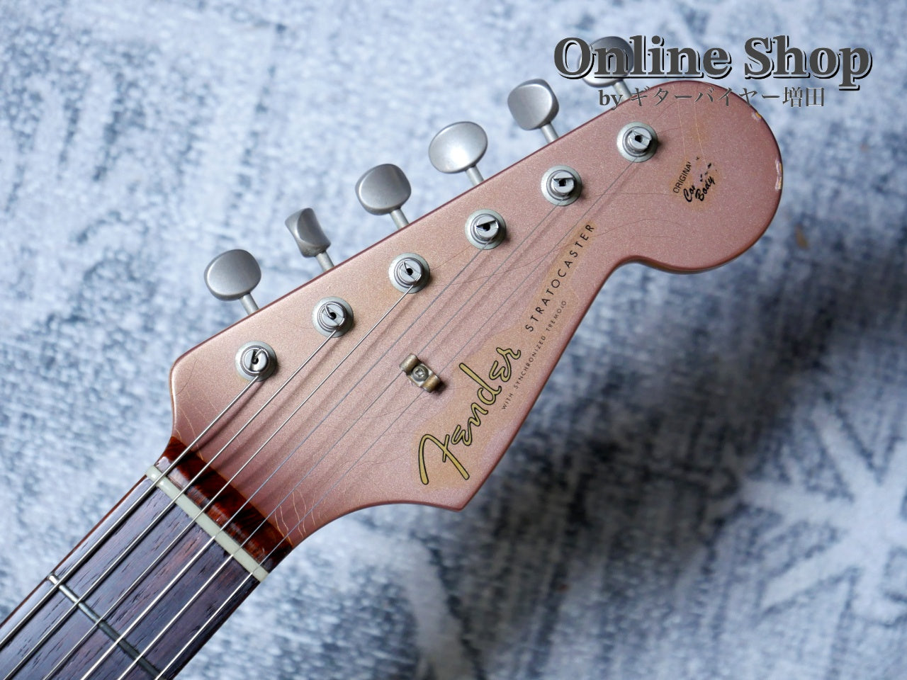 USED 2003 Fender Custom Shop 1960 Stratocaster Closet Classic "Flame Neck & Matching Head" Burgundy Mist