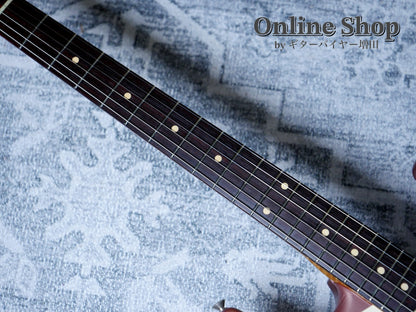 USED 2003 Fender Custom Shop 1960 Stratocaster Closet Classic "Flame Neck & Matching Head" Burgundy Mist