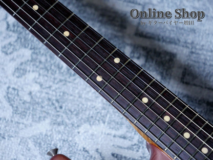 USED 2003 Fender Custom Shop 1960 Stratocaster Closet Classic "Flame Neck & Matching Head" Burgundy Mist