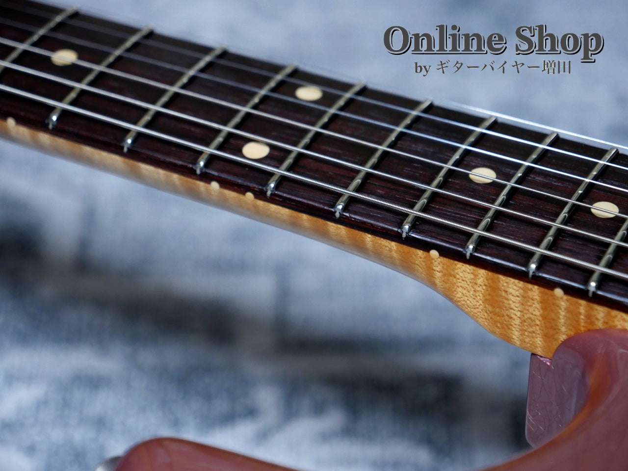 USED 2003 Fender Custom Shop 1960 Stratocaster Closet Classic "Flame Neck & Matching Head" Burgundy Mist