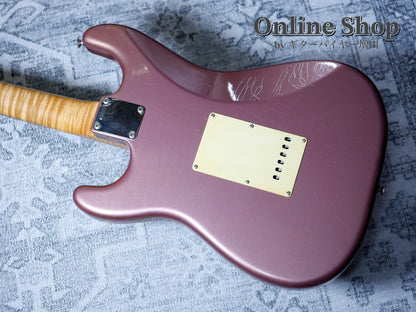 USED 2003 Fender Custom Shop 1960 Stratocaster Closet Classic "Flame Neck & Matching Head" Burgundy Mist