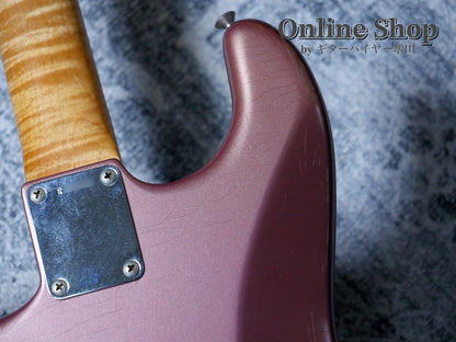 USED 2003 Fender Custom Shop 1960 Stratocaster Closet Classic "Flame Neck & Matching Head" Burgundy Mist