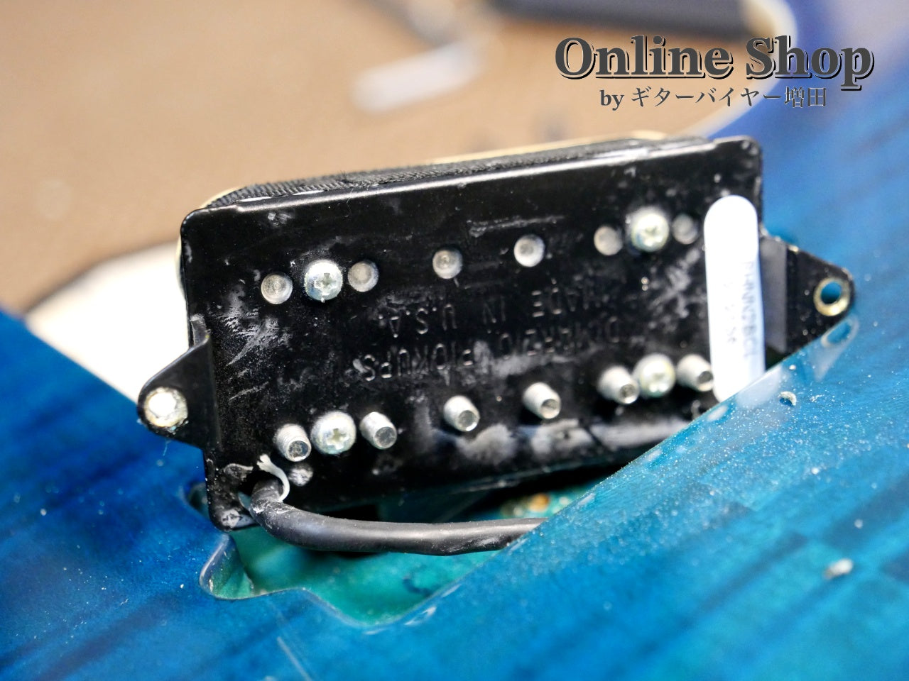 USED 2016 Musicman Axis Balboa Blue Flame