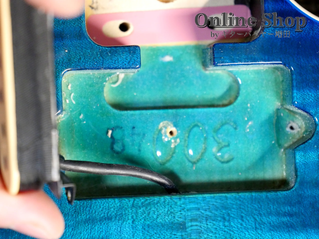 USED 2016 Musicman Axis Balboa Blue Flame