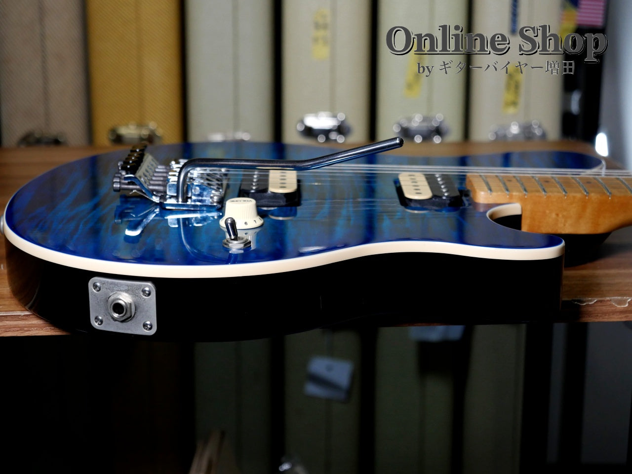 USED 2016 Musicman Axis Balboa Blue Flame