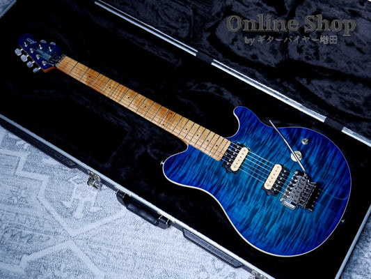 USED 2016 Musicman Axis Balboa Blue Flame