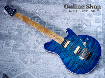 USED 2016 Musicman Axis Balboa Blue Flame