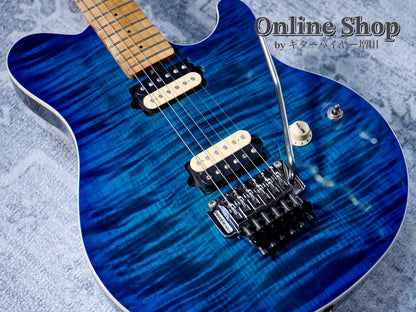 USED 2016 Musicman Axis Balboa Blue Flame